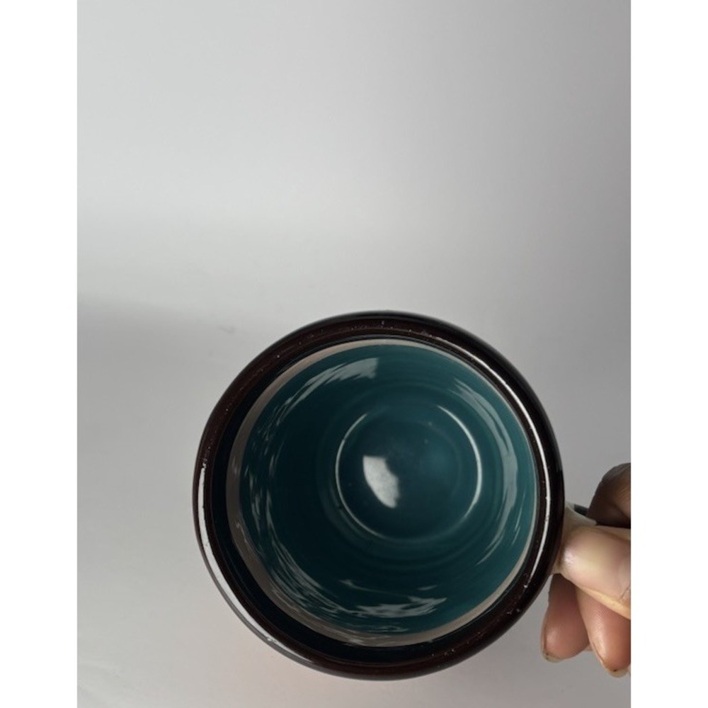 COZUMEL MEXICO BROWN/MULTI-COLOR SOUVENIR SHORT CERAMIC COFFEE MUG GLASS - Picture 3 of 3